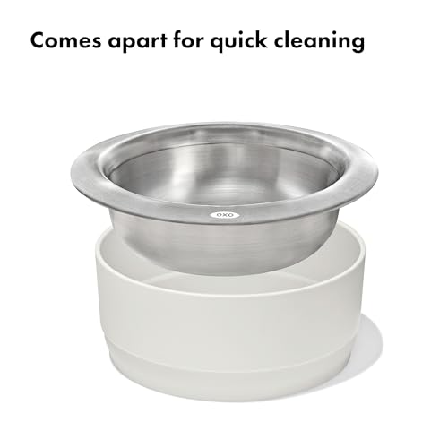 Pet Nonslip Stainless Steel Dog Bowl (Bowl - Medium)