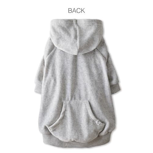 Cooper I Dog Hoodie (Light Heather Gray / X-Small (5-12 lbs))