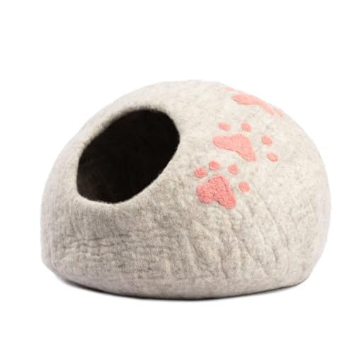 Luxurious Merino Wool Cat Cave (Paw)