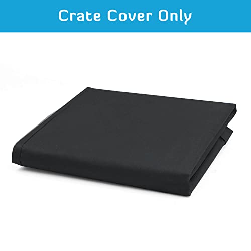 Dog Crate Cover (31.0"L x 20.0"W x 21.0"H / Black)