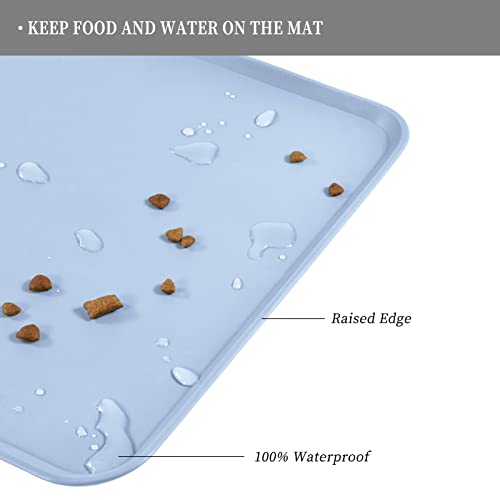 Silicone Pet Feeding Mat (Warship / 24" x 16")