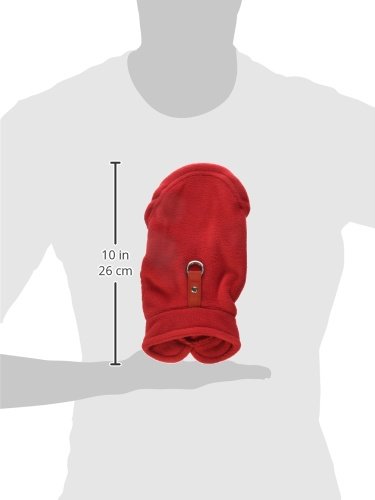 Fleece Vest Dog Sweater (Red / X-Small (Around 4-lb))