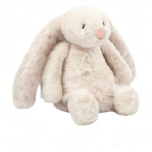 Bunny Buddy Squeaky Plush Dog Toy (Bunny (Beige) / Large)