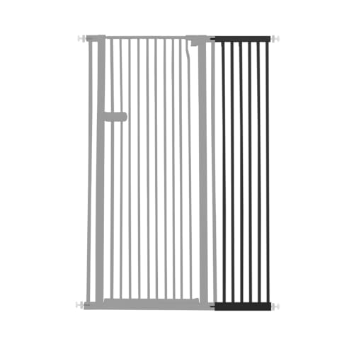 Extra Tall Cat Gate Extension Kit 55.12" High 12.6" Wide Black (55.12" H-black / 12.60" W, Extension)