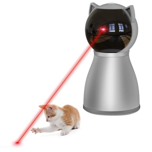 Interactive Cat Toys Laser for Indoor Cats (Gray)