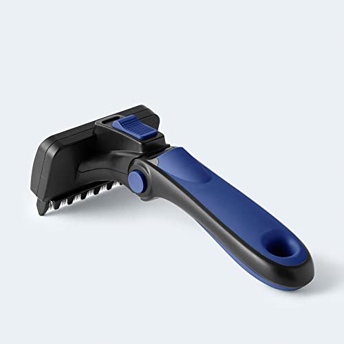 Deshedding Dog Brush for Long Hair (Medium / blue)