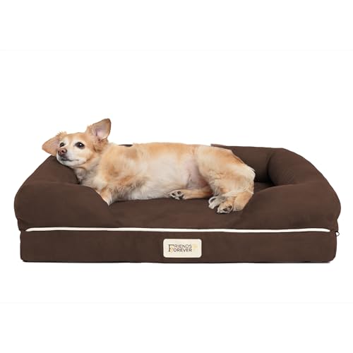 Orthopedic Dog Bed (Memory Foam Dog Bed / Chester Brown / 25.0"L x 20"W x 5.5"Th)