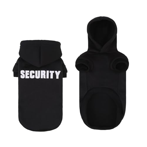 Security Dog Hoodie (#1 Black(Security) / X-Large (Dachshund Recommend))