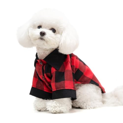 Chirstmas Dog Shirt (Medium / Red)