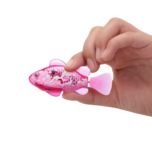 Robo Fish Robotic Swimming Fish (Pink + Golden / 2 Piece Set / Series 3)