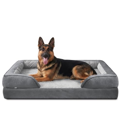 Orthopedic Extra Large Dog Bed (XXL (48"x 35"x 8") / Grey)