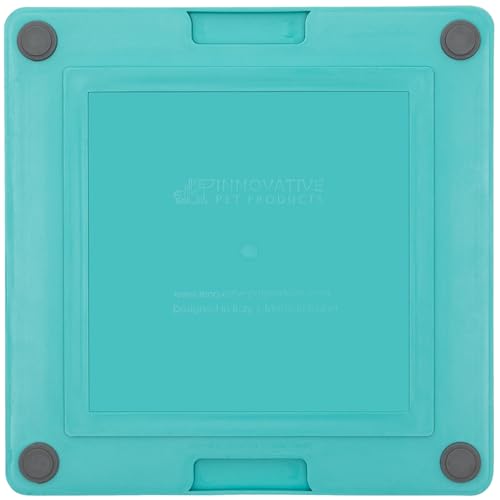 Tuff Soother Slow Feeder Lick Mat for Dogs (Turquoise)