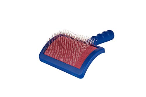 Tuffer Than Tangles Regular Large Slicker Brush for Dog Grooming (Large Size Regular Pins)