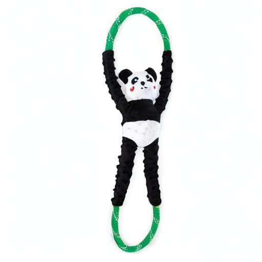 RopeTugz Durable Dog Pull Rope Toy (Panda / 28 x 5 x 5 in)