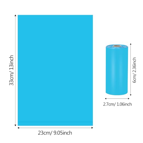 Dog Poop Bags Rolls (Blue / 20 Count (Pack of 57))