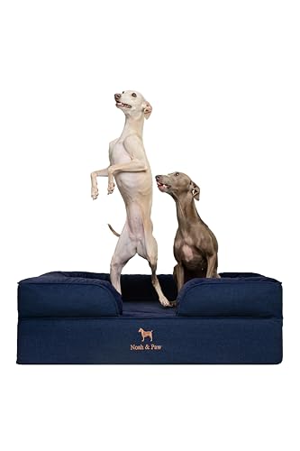 Large Dog Bed (Denim - Dark Blue / Large)