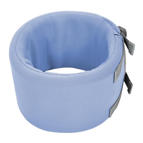 Dog Neck Brace for Pet After Surgery Recovery Adjustable Breathable Neck Cervical Cone (Blue / XL)