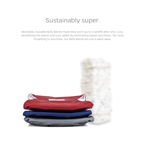 Washable Belly Bands for Male Dogs (X-Large (25-34") / Kingsmen)