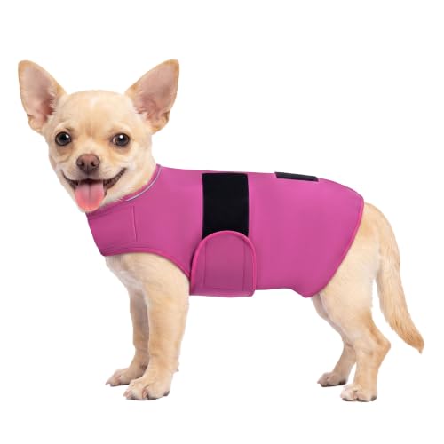 Dog Anxiety Relief Calming Vest Red (S)