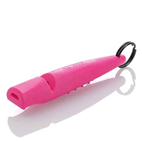 Alpha 211.5 Professional Dog Training Whistle with Enhanced Ergonomic Grip. BPA (Day Glow Pink)