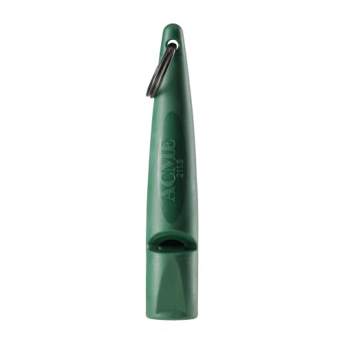 Alpha 210.5 Professional Dog Training Whistle with Enhanced Ergonomic Grip. BPA (Forest Green)