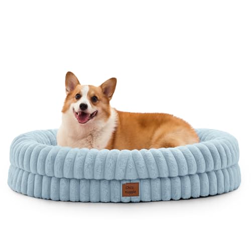 Orthopedic Dog Bed (Light Blue / L(35*28*7))