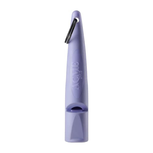 Alpha 211.5 Professional Dog Training Whistle with Enhanced Ergonomic Grip. BPA (Violet Purple)