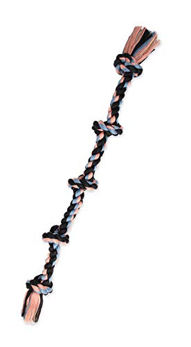 Mammoth Flossy Chews Multi Color 5 Knot Rope Tug (X-Large 36" / 5 Knot)