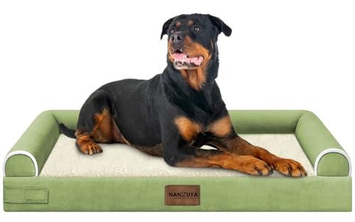 Orthopedic Dog Bed for XX (Grass Green / 44.0"L x 34.0"W x 6.5"Th)