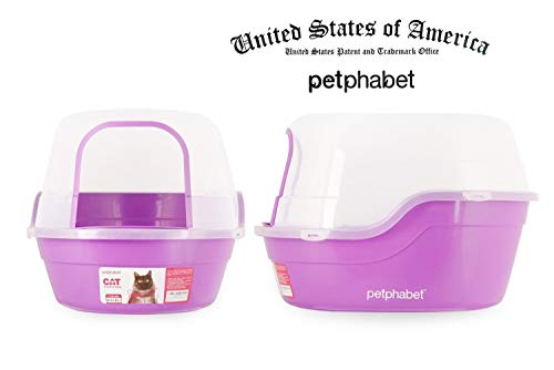 Covered Litter Box (Purple)
