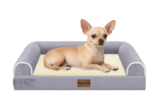 Orthopedic Dog Bed for Small Dogs (Purple / 24.0"L x 16.0"W x 5.5"Th)