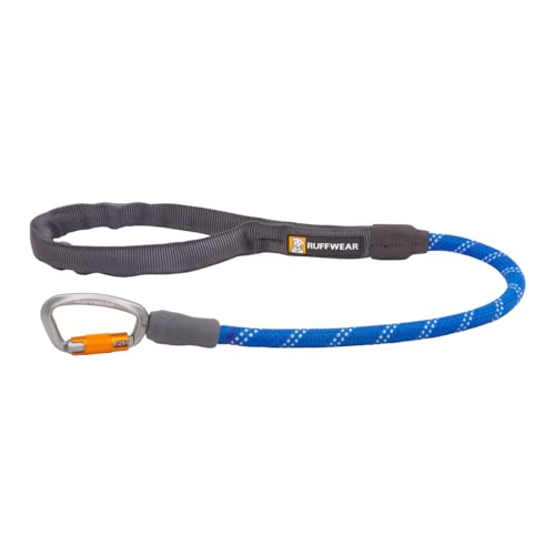 Knot-a-Long Dog Leash, 30-inch Short Rope Lead, Blue Pool (Blue Pool / One Size)