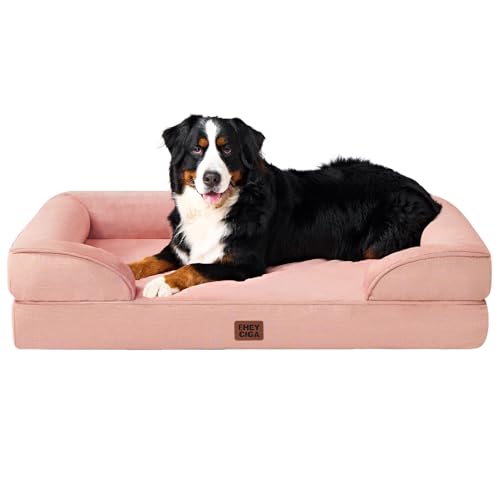 Orthopedic XXL Dog Bed (Dusty Pink / 48.0"l X 35.0"w X 8.0"th)