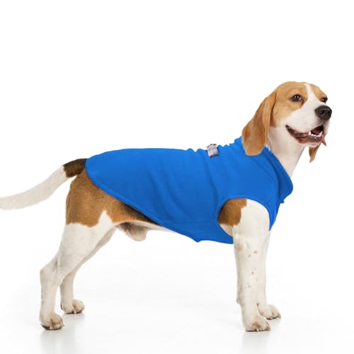 Dog Fleece Vest Sweater Winter Jacket for Small and Medium Large Dogs with D (X-Large / NAVY BLUE)
