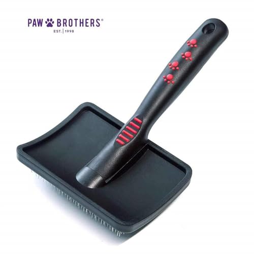 Paw Brothers Soft Pin Curved Slicker Brush for Dogs (Universal Small)