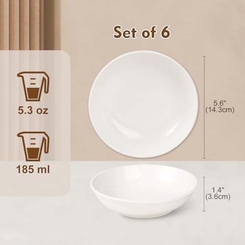 Ceramic Cat Dishes for Food (White)