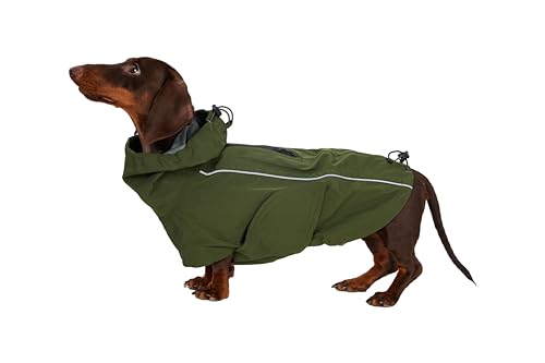 Waterproof Dog Raincoat (03(dachshund 16-24lbs))