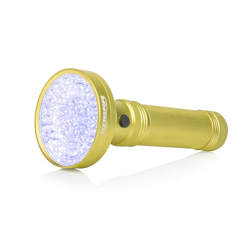 Kobra UV Black Light Flashlight 395nm (Yellow / 100 LED)