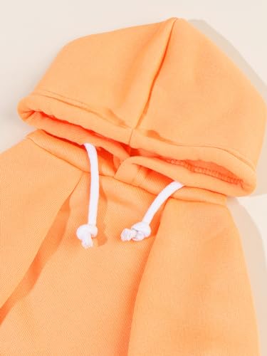 Basic Dog Hoodie Sweatshirt Puppy Sweater Warm Cat Costumes Pet Clothes for Chihuahua Puppy Kitten Small Medium Dogs Orange X (X-Small / Orange)