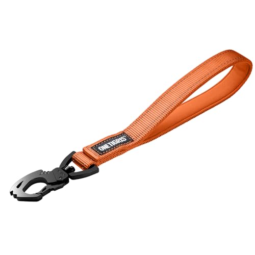 Short Traffic Dog Leash for Small Medium Large Dogs (S / Orange)