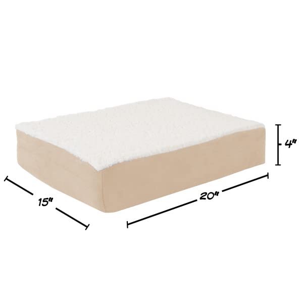 Orthopedic Dog Bed (Tan / Small)