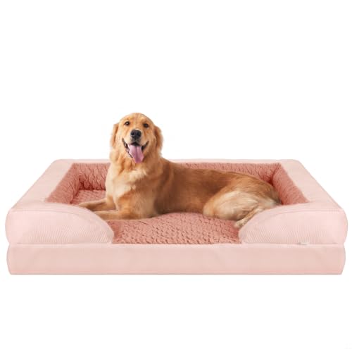 Orthopedic Dog Beds Large Sized (XL (42"x 32"x 7") / Pink)