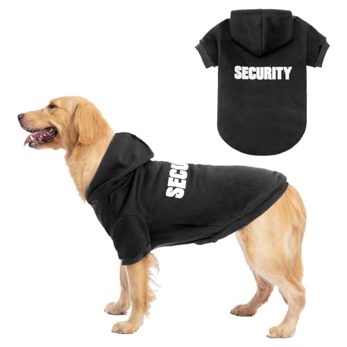 Security Dog Hoodie (#1 Black(Security) / X-Large (All Breed Sizes))