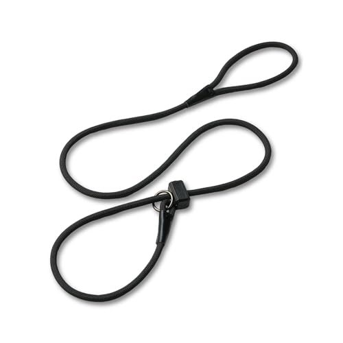 Slip Leash 1.4m Professional Dog Training Lead to Stop Pulling (Black)
