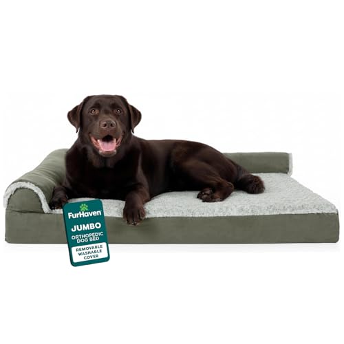 Orthopedic Dog Bed for Large Dogs (Jumbo / Dark Sage)