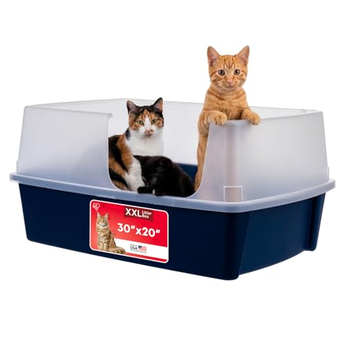 XX Large Side Entry Cat Litter Box (XXL Side Entry / Navy)