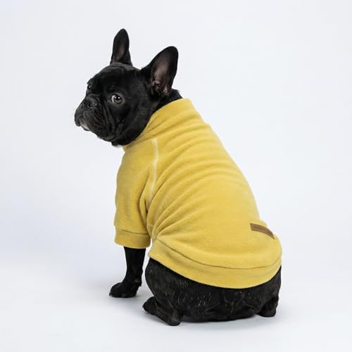 3 Pack Classic Fleece Dog Sweater (Large / Orange-Yellow-Coffee)