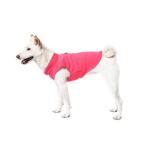 Fleece Vest Dog Sweater (Peach / Small (Around 6-lb))