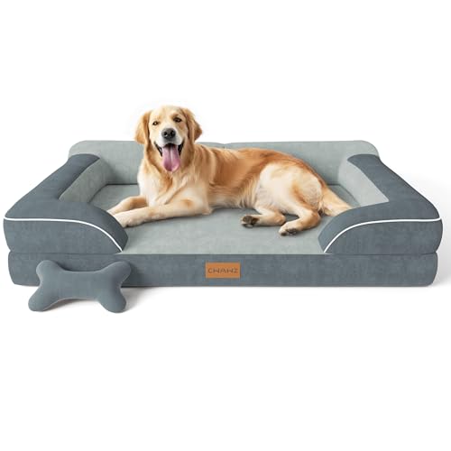 Extra Large Dog Bed (Dark Grey / X-Large(42"L x 30"W x 9.5"Th))