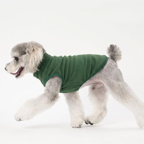 3 Pack Fleece Dog Sweaters for Small Dogs (Red+Green+Blue / XX-Large)